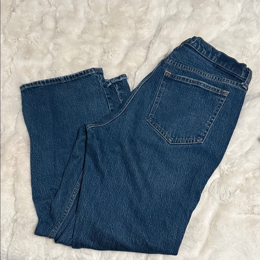 Classic Blue Denim Jeans- Abercrombie & Fitch Vintage Straight high rise
